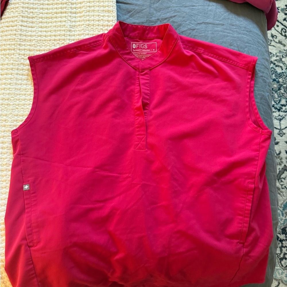 Figs Ultra Rose Rafaela Top